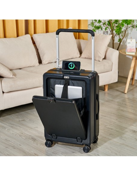 Lightweight Trolley Luggage with Combination Lock