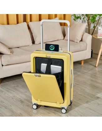 Lightweight Trolley Luggage with Combination Lock Lightweight Trolley Luggage with Combination Lock