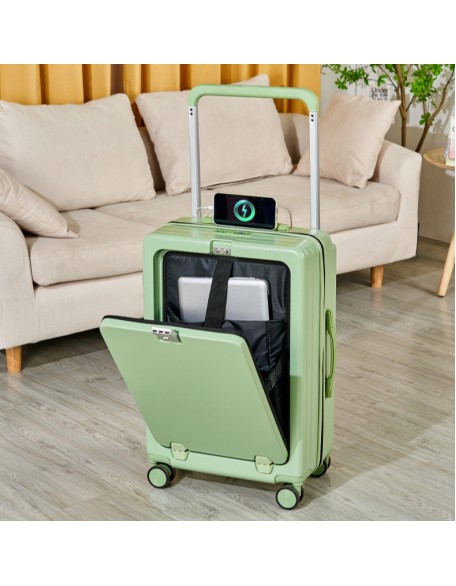 Lightweight Trolley Luggage with Combination Lock